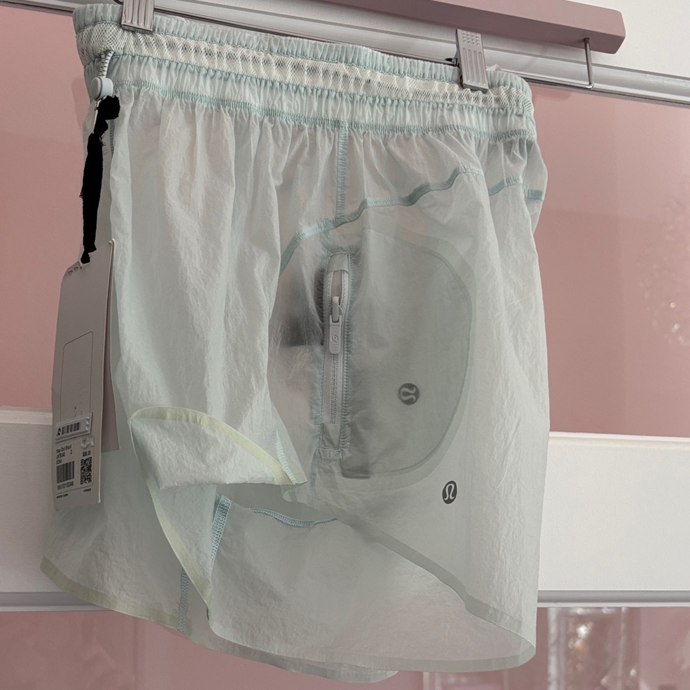 Lululemon Athletica Sheer Mint Athletic Shorts
